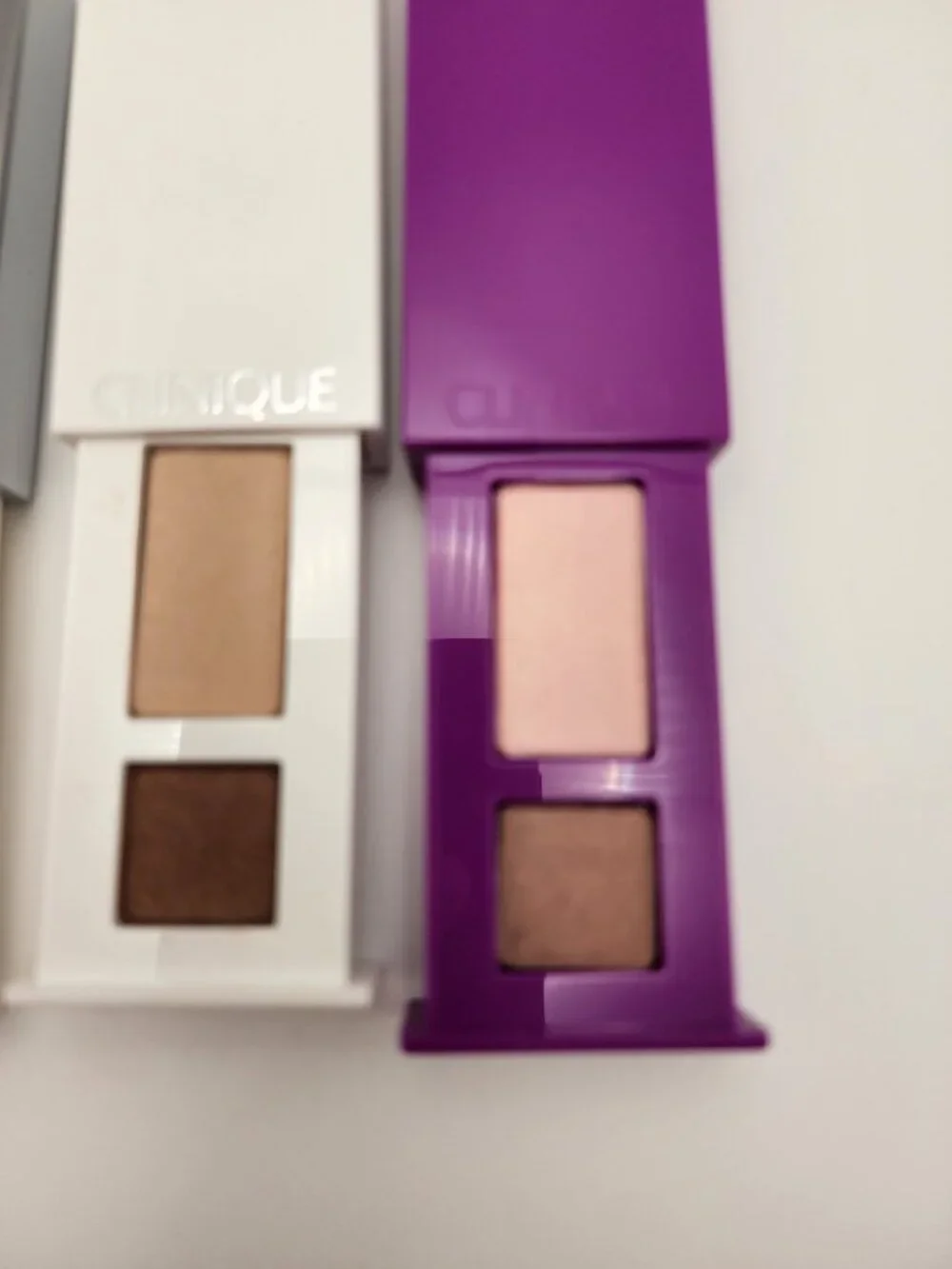 Clinique All About Shadow Duo Eyeshadow Lot of 3 Beach Plum Like Mink Strawberry